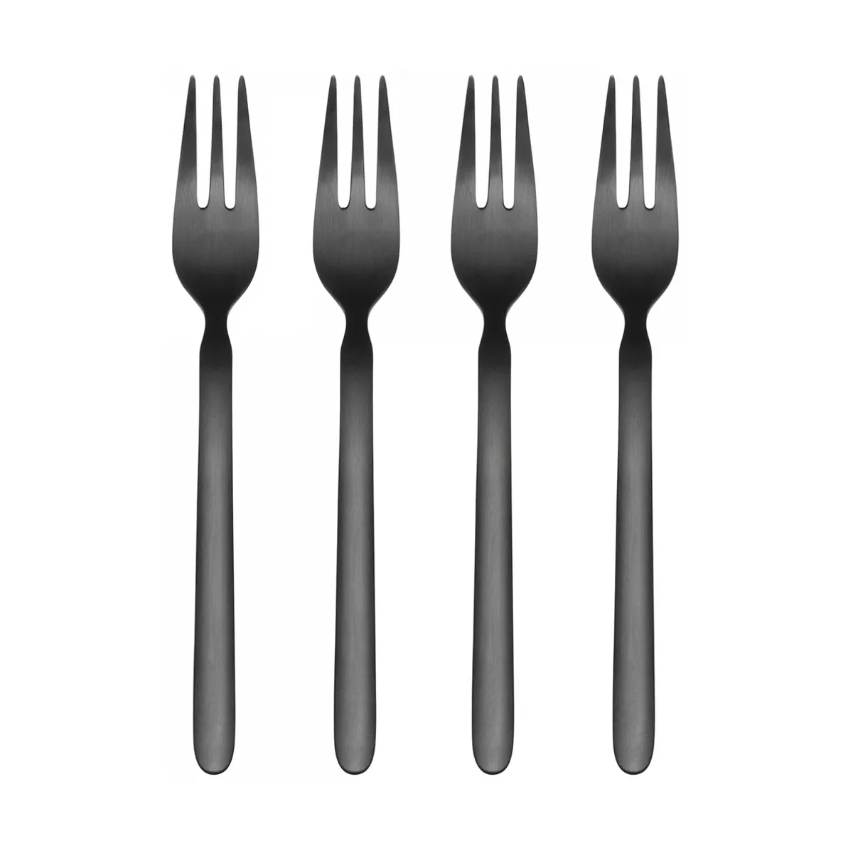 blomus STELLA Dessertgabel schwarz 4er Pack 15,5 cm