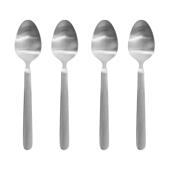 STELLA Espressolöffel Silver 4er Pack - 11 cm - blomus