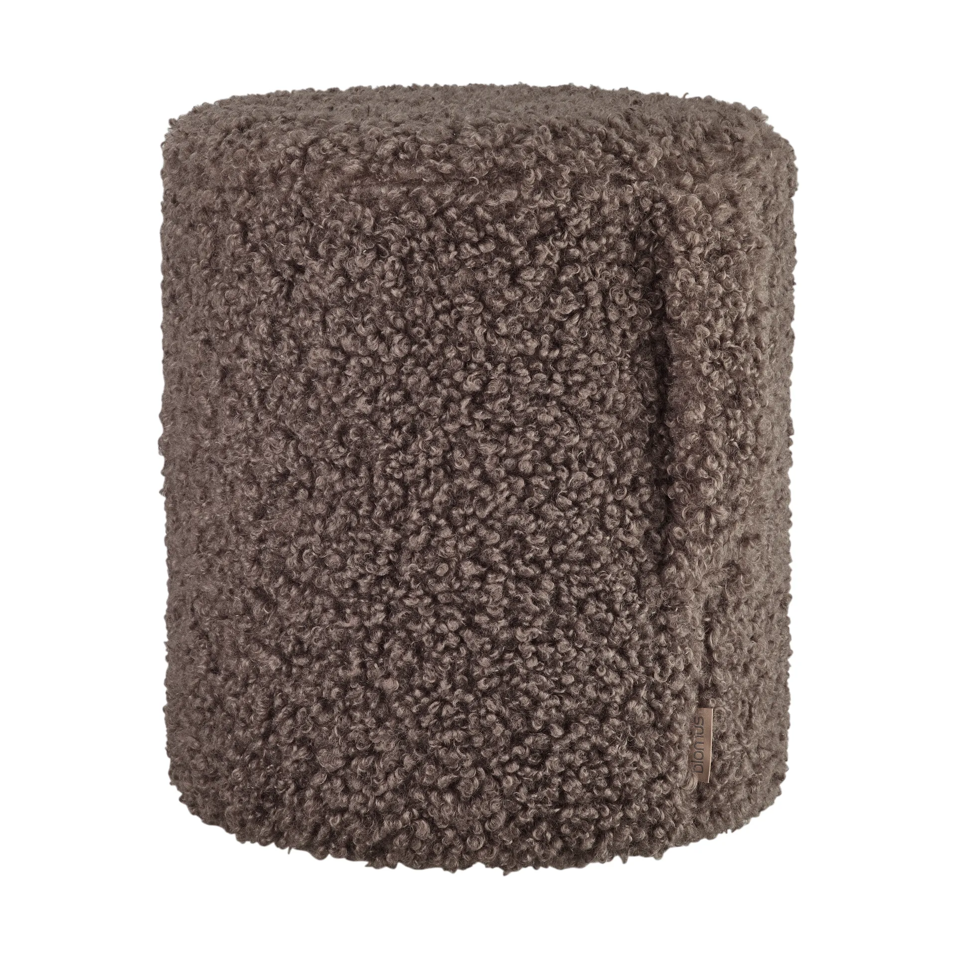 Teddy Pouf, Espresso, Ø35x40 cm blomus