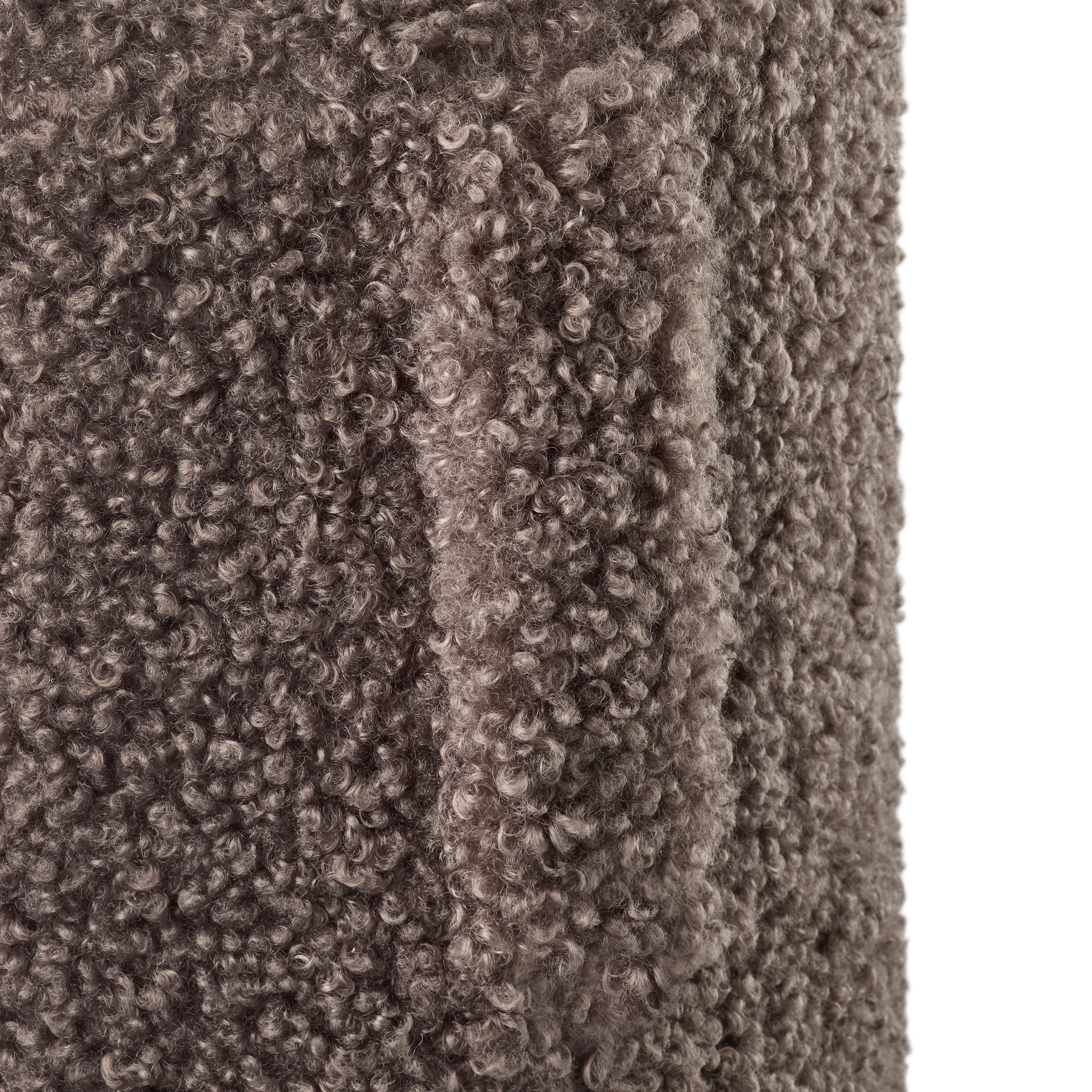 Teddy Pouf, Espresso, Ø35x40 cm blomus