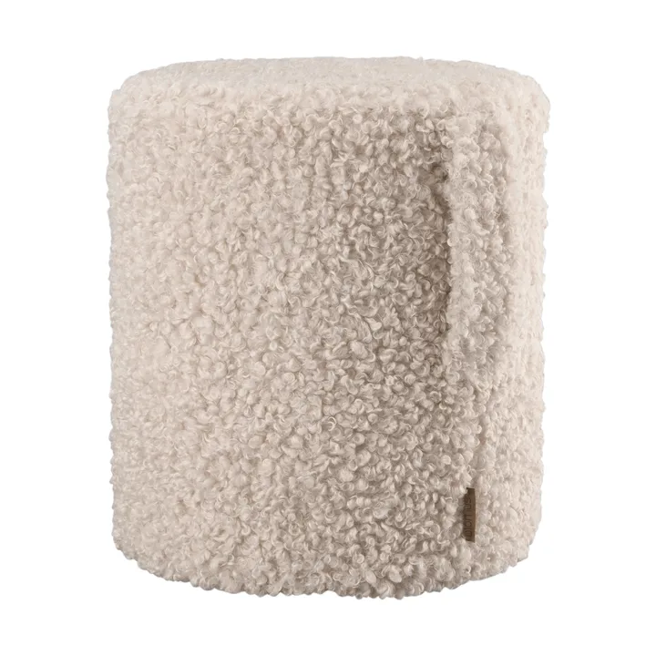 Teddy Pouf - Moonbeam, Ø35x40 cm - Blomus