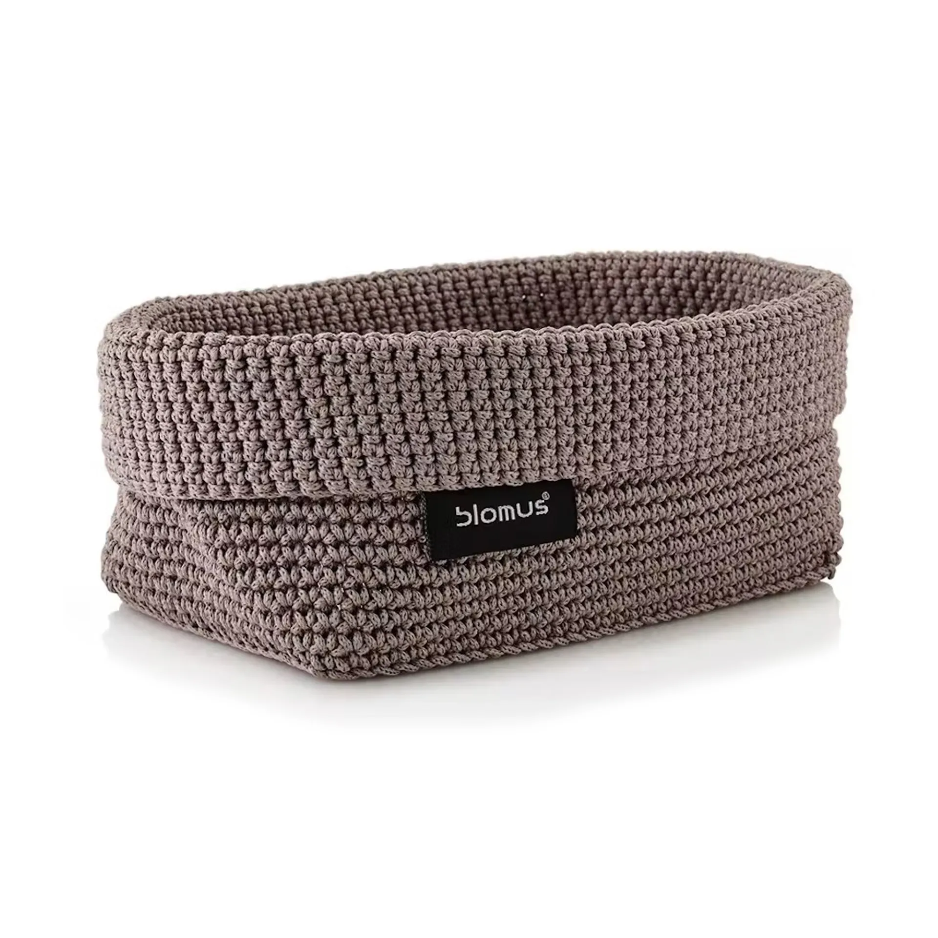 Tela Textilkorb L 12 x 20cm, Taupe blomus