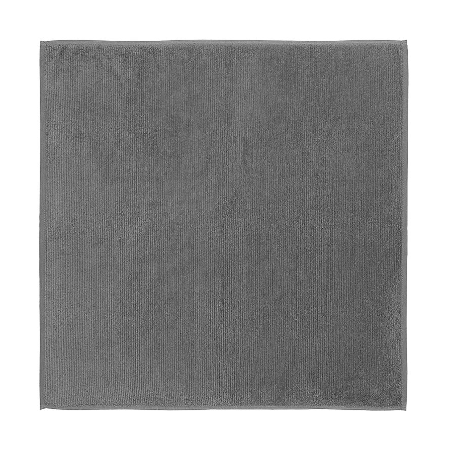 blomus Tuyo Badezimmermatte Magnet, 60x60 cm | Skandinavisches Design | Badezimmerteppiche | Grau