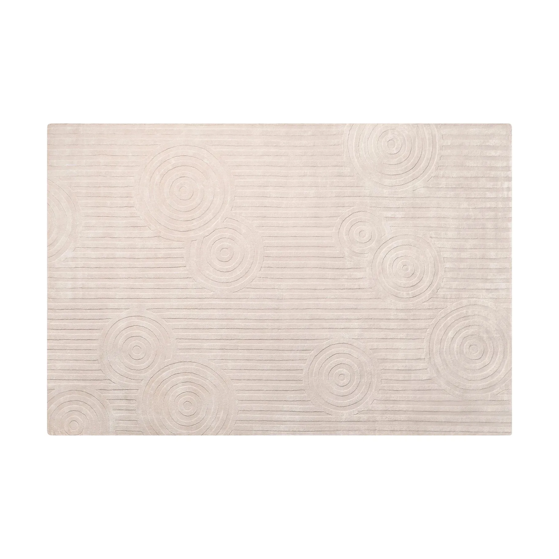 Uzu-Teppich L 200x300 cm, Beige blomus