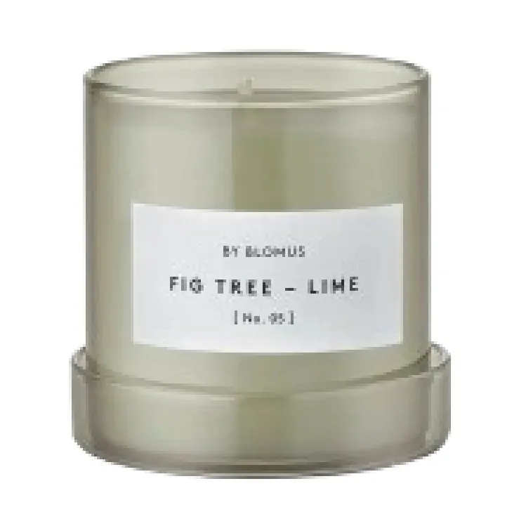 Valoa Duftkerze 30 Stunden, Fikon/Lime Agave Green blomus