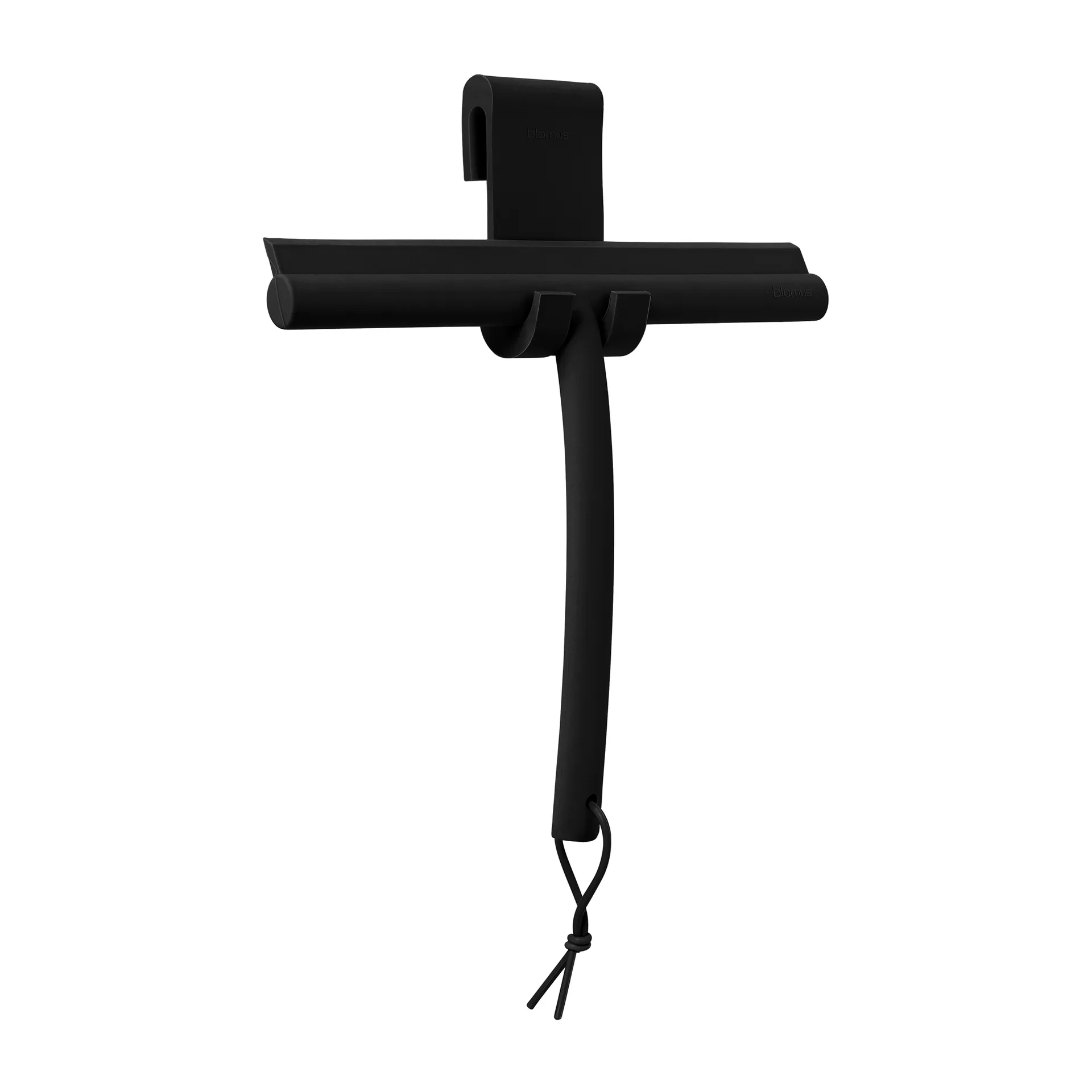 Vipo Duschabzieher mit Haken, Schwarz blomus