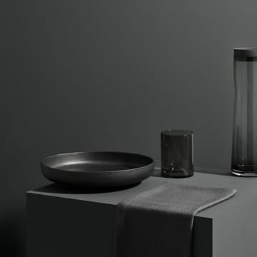 Wave Tumbler-Glas 2er Pack - Schwarz - Blomus