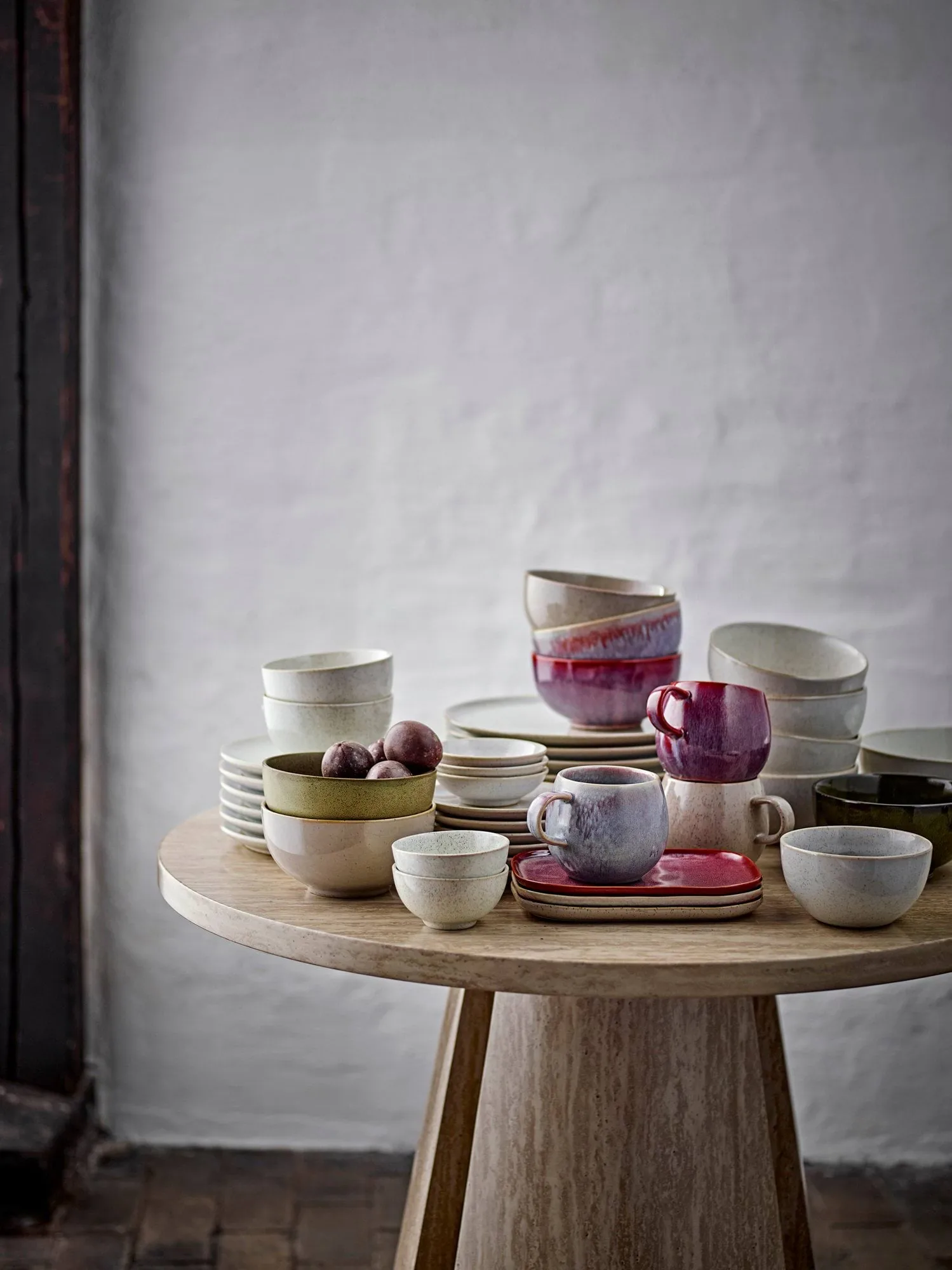 Addison Dessertteller, Rose, 3-teilig Bloomingville