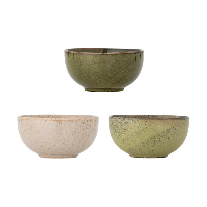 Addison Schale Ø16cm 3 Teile - Green - Bloomingville