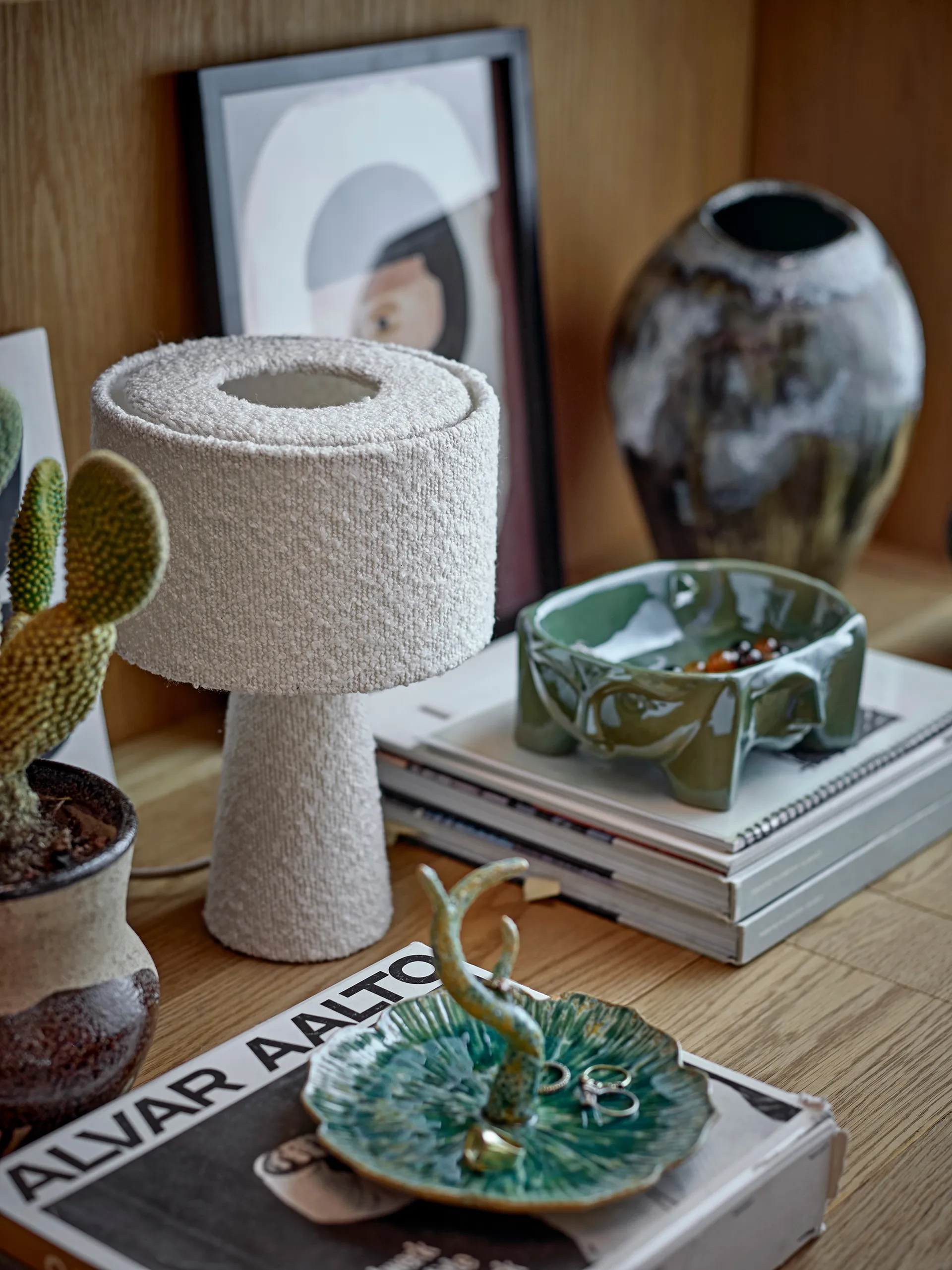 Amanda Illustration mit Rahmen 32x42 cm, Braun Bloomingville