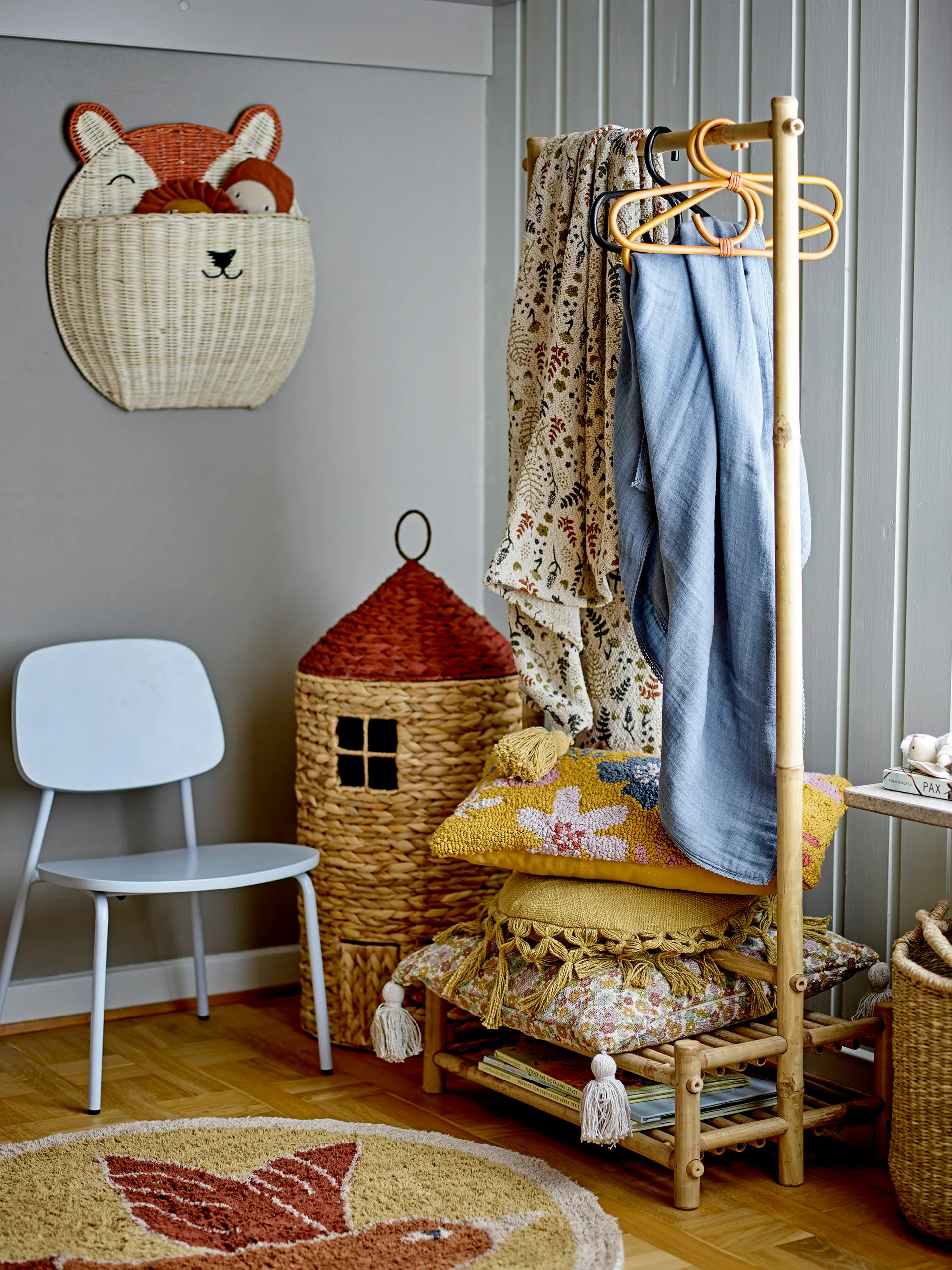 Amilly Kissen 45 x 45cm, Braun Bloomingville