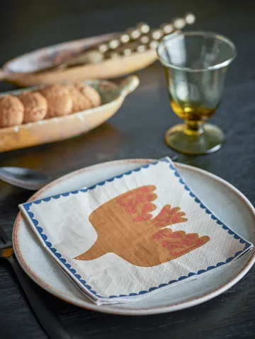 Anniversary Papierserviette 20-teilig - Gelb - Bloomingville