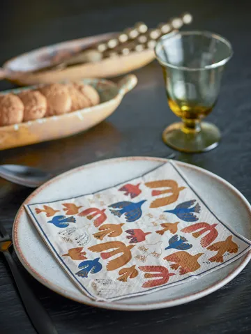 Anniversary Papierserviette 20-teilig - Gelb - Bloomingville