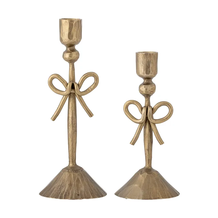 Arc Kerzenhalter - Messing, 2-teilig, Ø9 cm - Bloomingville