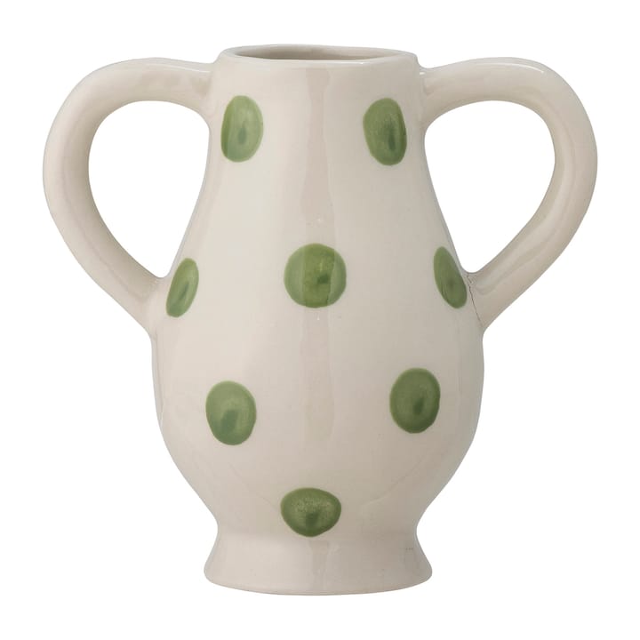 Asrin Vase 15cm, Weiß-grün Bloomingville
