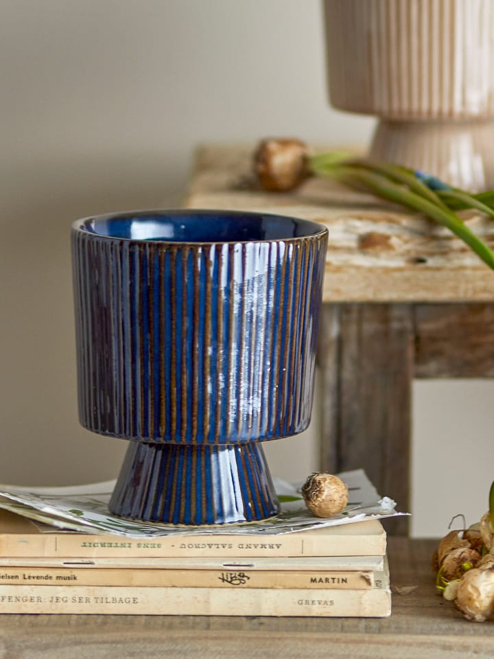Ayleen Blumenvase 12,5 cm, Blau Bloomingville