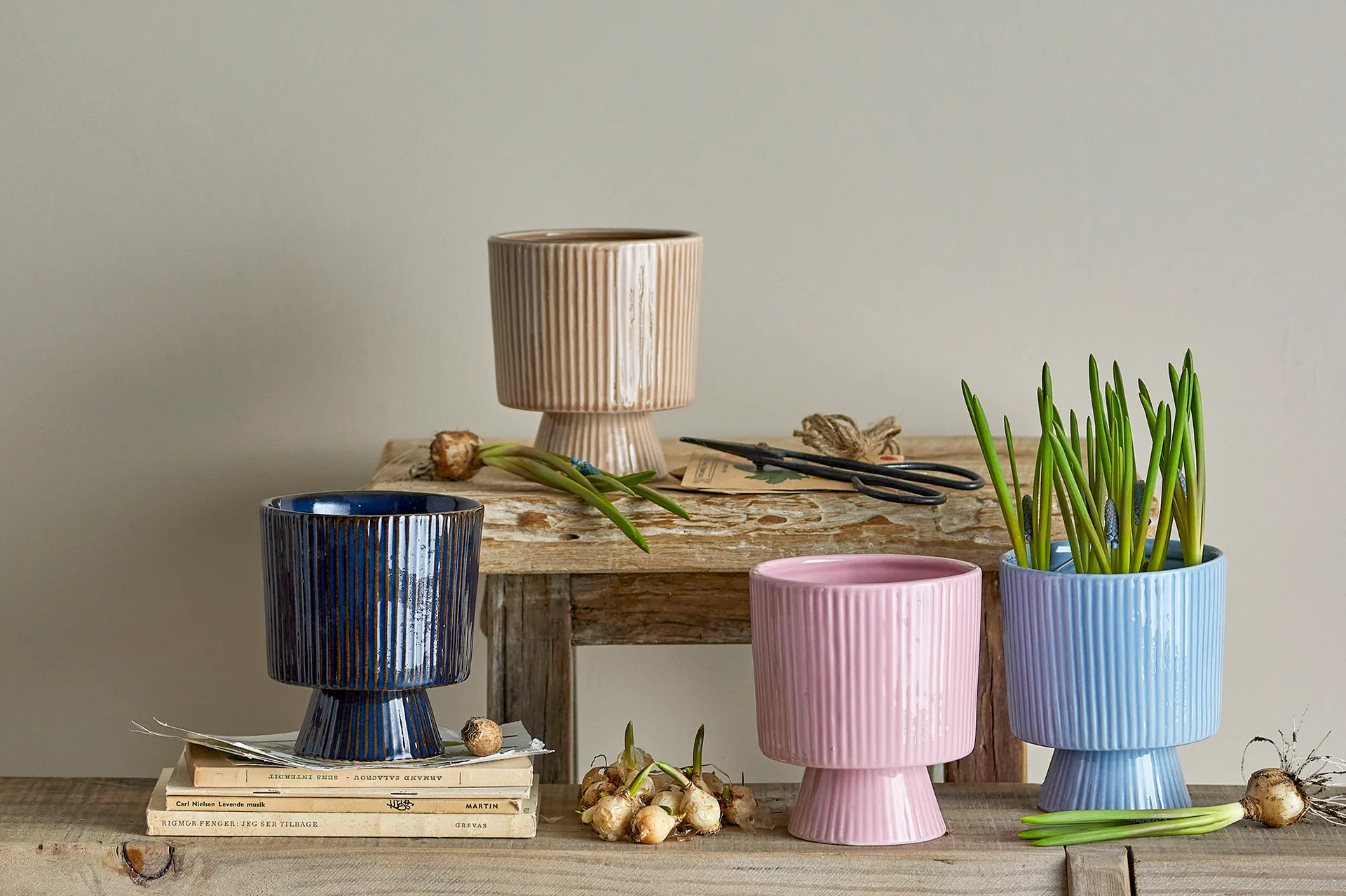 Ayleen Blumenvase 12,5 cm, Blau Bloomingville