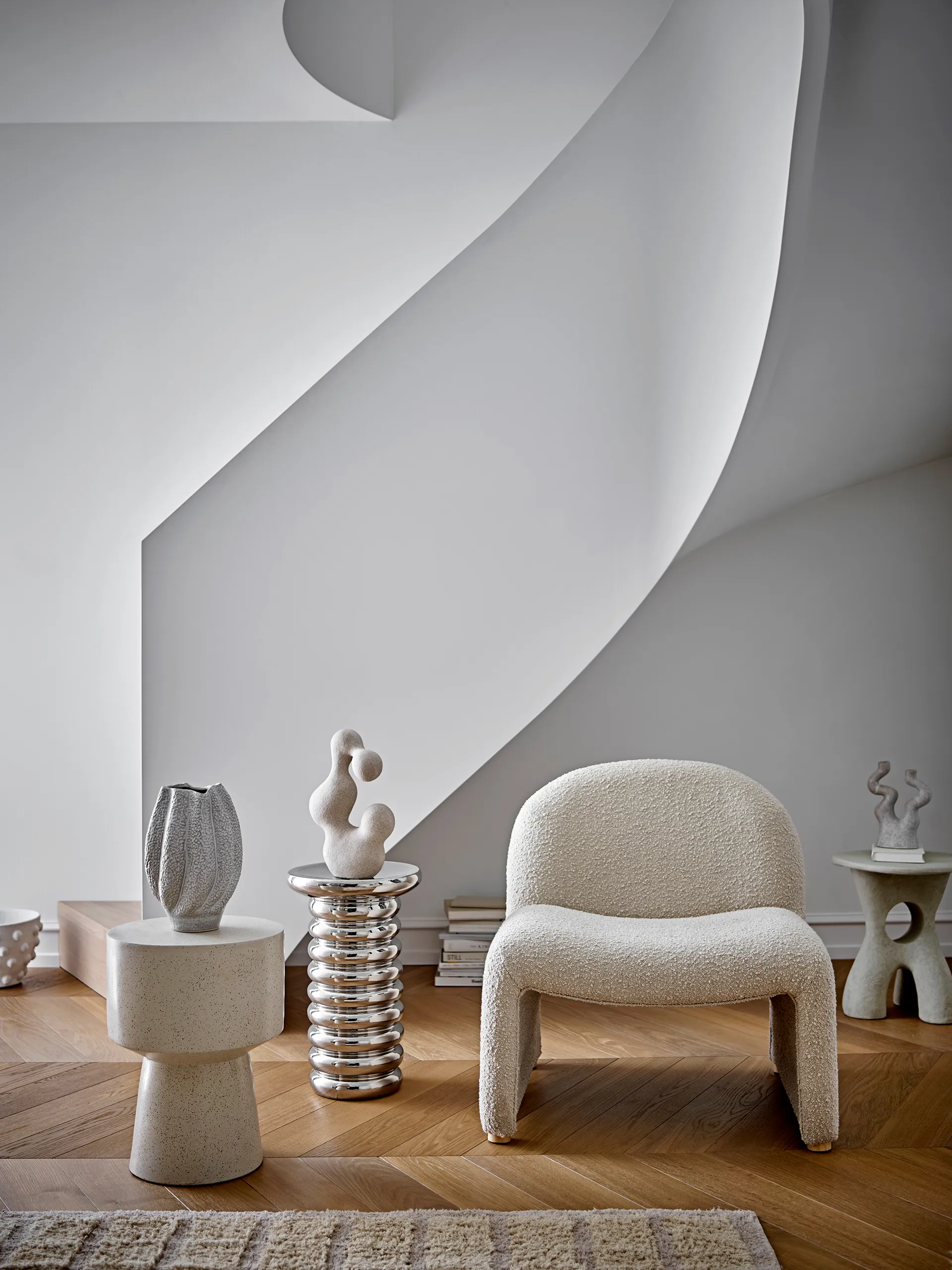 Basso Beistelltisch Ø34x46 cm, Natur Bloomingville