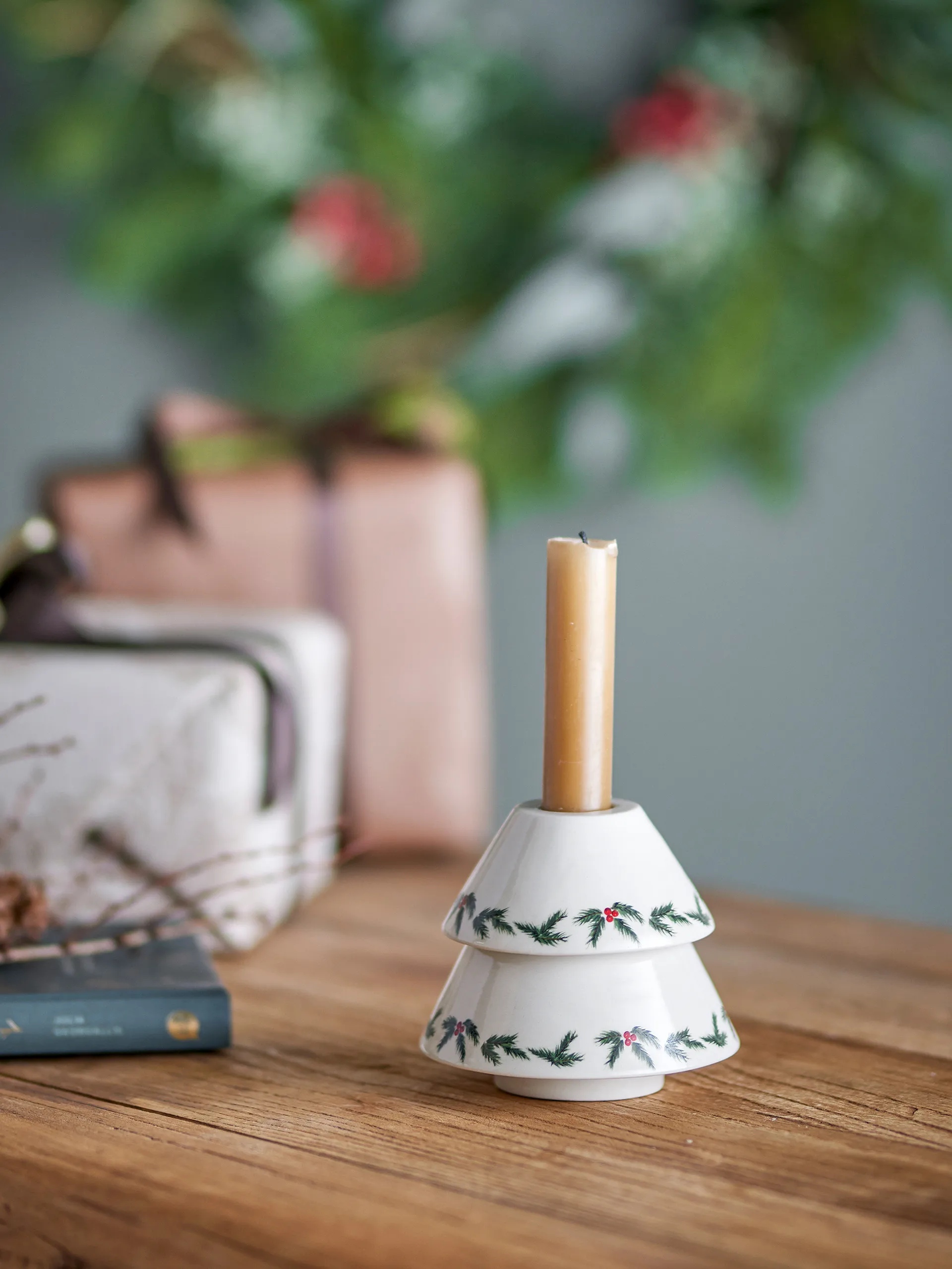 Berry Kerzenhalter Ø10 cm, Weiß Bloomingville