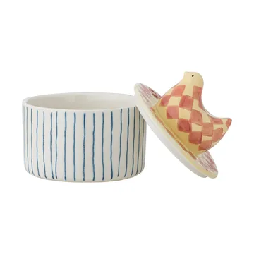 Biona Schale mit Deckel Ø11 cm - Rose - Bloomingville