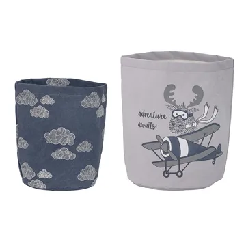 Bloomingville Aufbewahrungskorb Flugzeug 2er Pack von Bloomingville