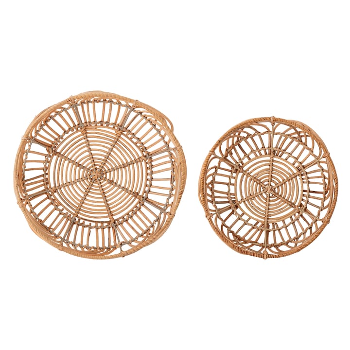 Bloomingville Brotkorb Rattan 2er Pack - Natur - Bloomingville