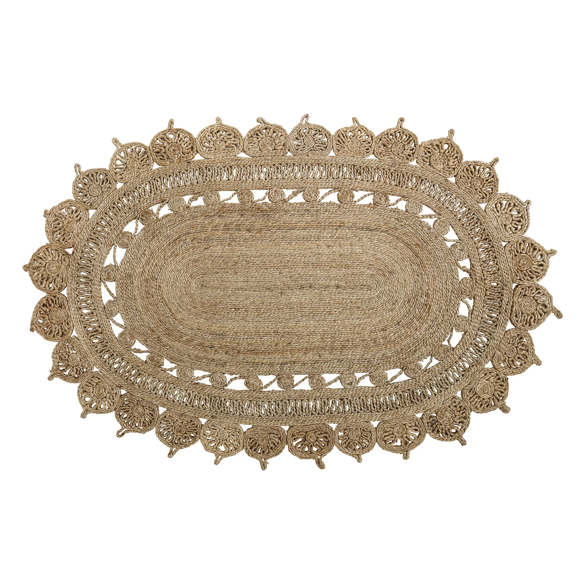Bloomingville Juteteppich oval, Natur Bloomingville