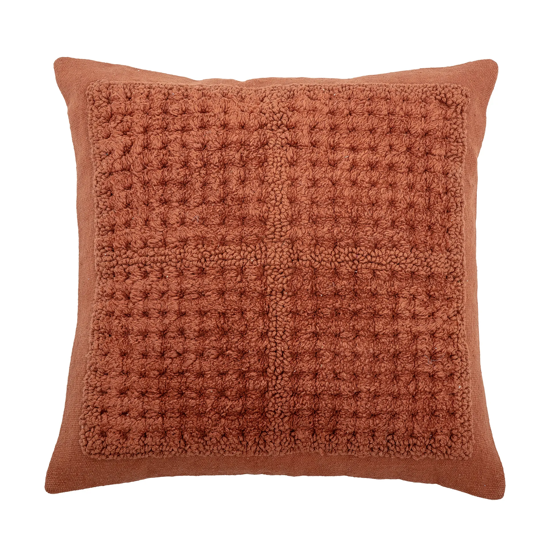 Bloomingville Kissen mit gewebtem Muster 45 x 45cm, Rot Bloomingville