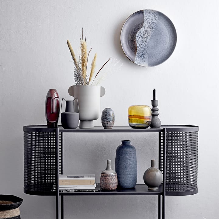 Bloomingville Metallvase 29cm, Grau Bloomingville