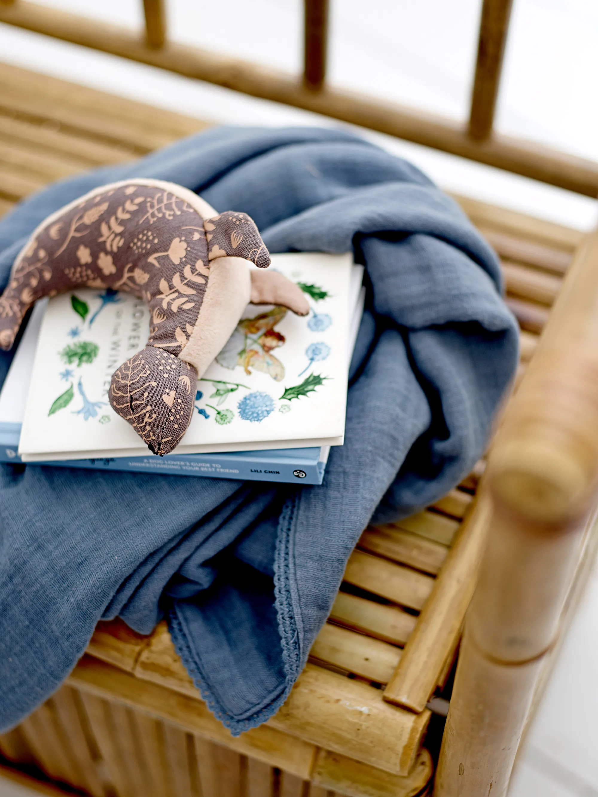 DerF HOME Muslin Decke 150x200 Cm - 4-lagige Baumwolldecke Für Sofa & Bett