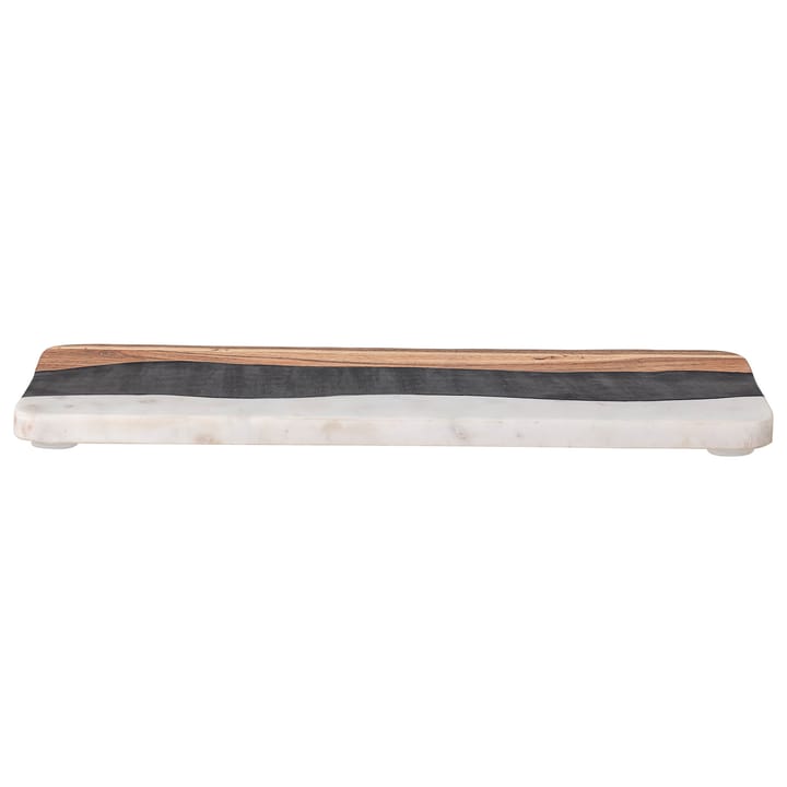 Bloomingville Schneidebrett Marmor-resin-acacia, 18 x 39,5cm Bloomingville