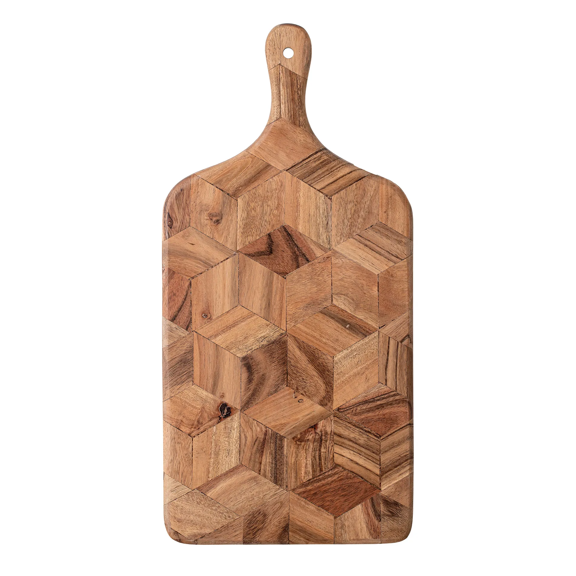 Bloomingville Schneidebrett mit Henkel acacia, 19 x 39,5cm Bloomingville