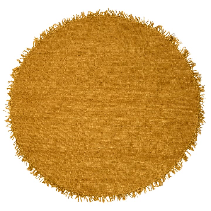 Bloomingville Teppich Jute Ø 150cm, Gelb Bloomingville