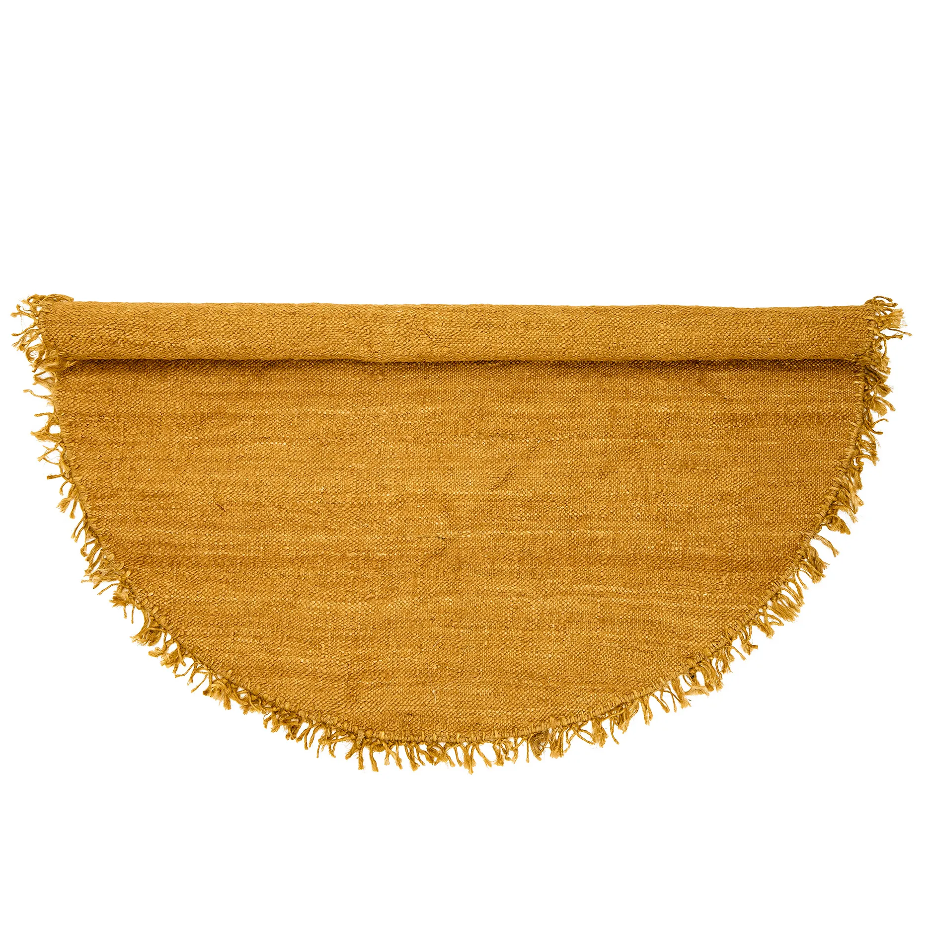 Bloomingville Teppich Jute Ø 150cm, Gelb Bloomingville