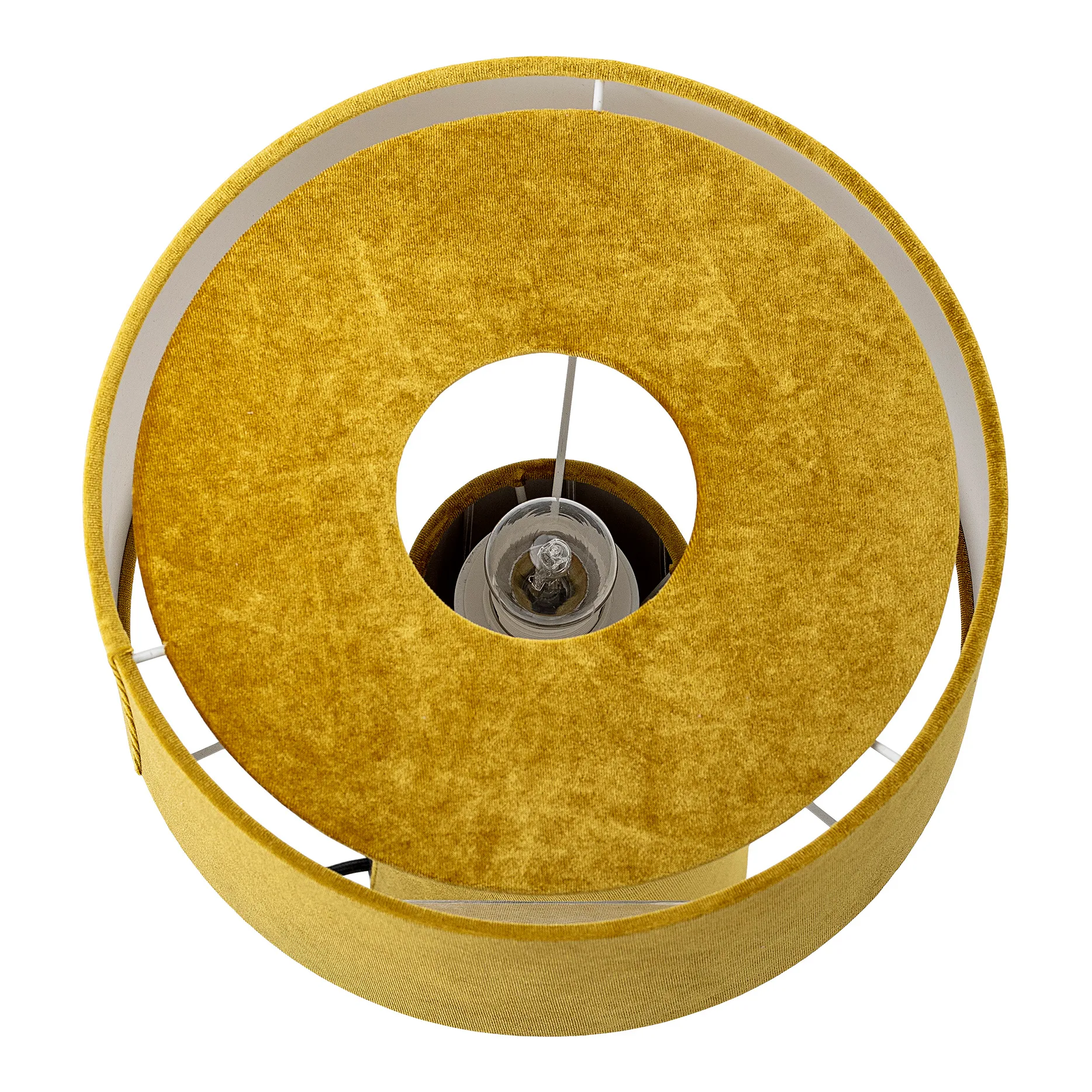 Bloomingville Tischleuchte Polyester, Gelb Bloomingville