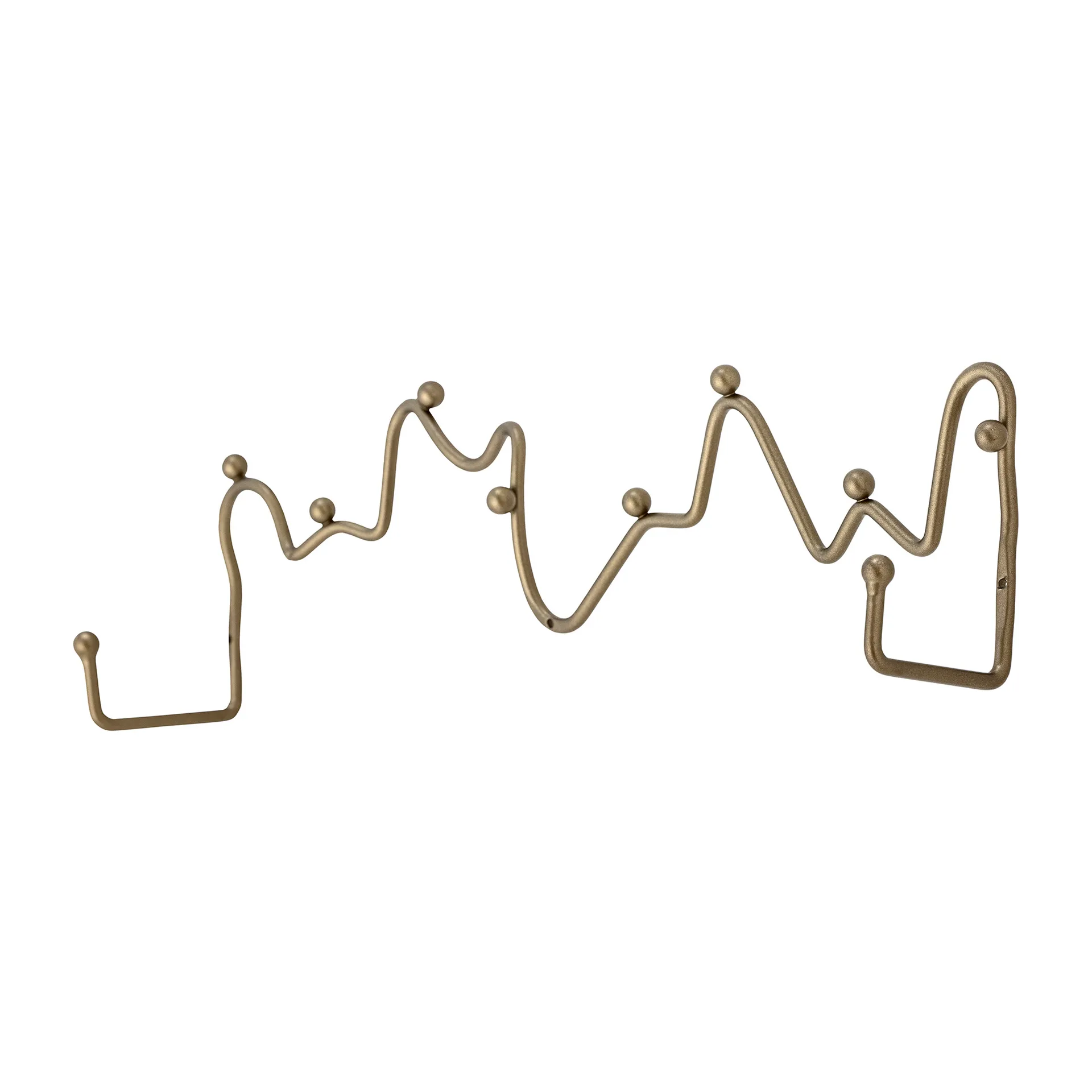 Blu Kleiderhaken, Messing Bloomingville