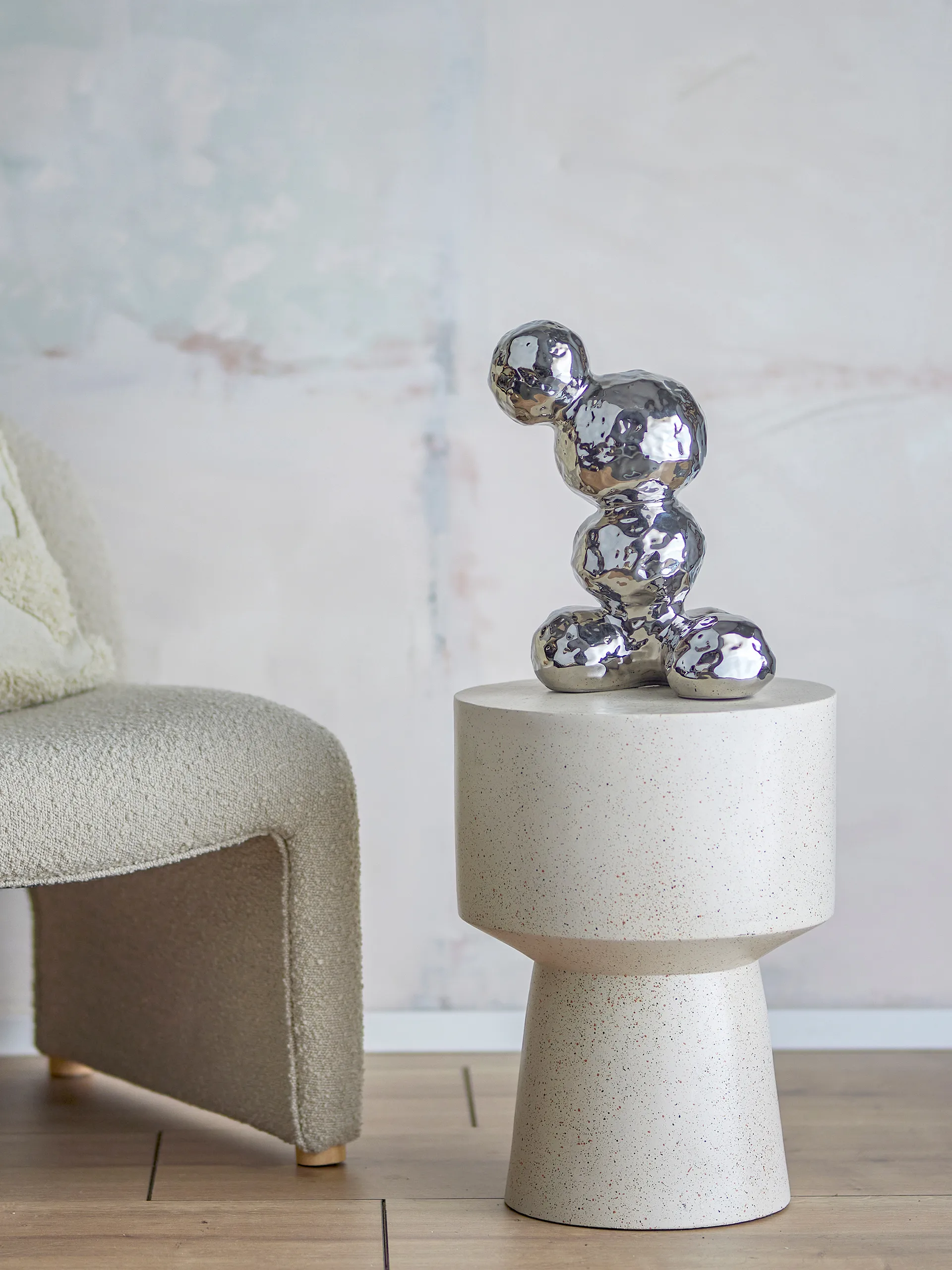 Bobby Skulptur, Silber Bloomingville