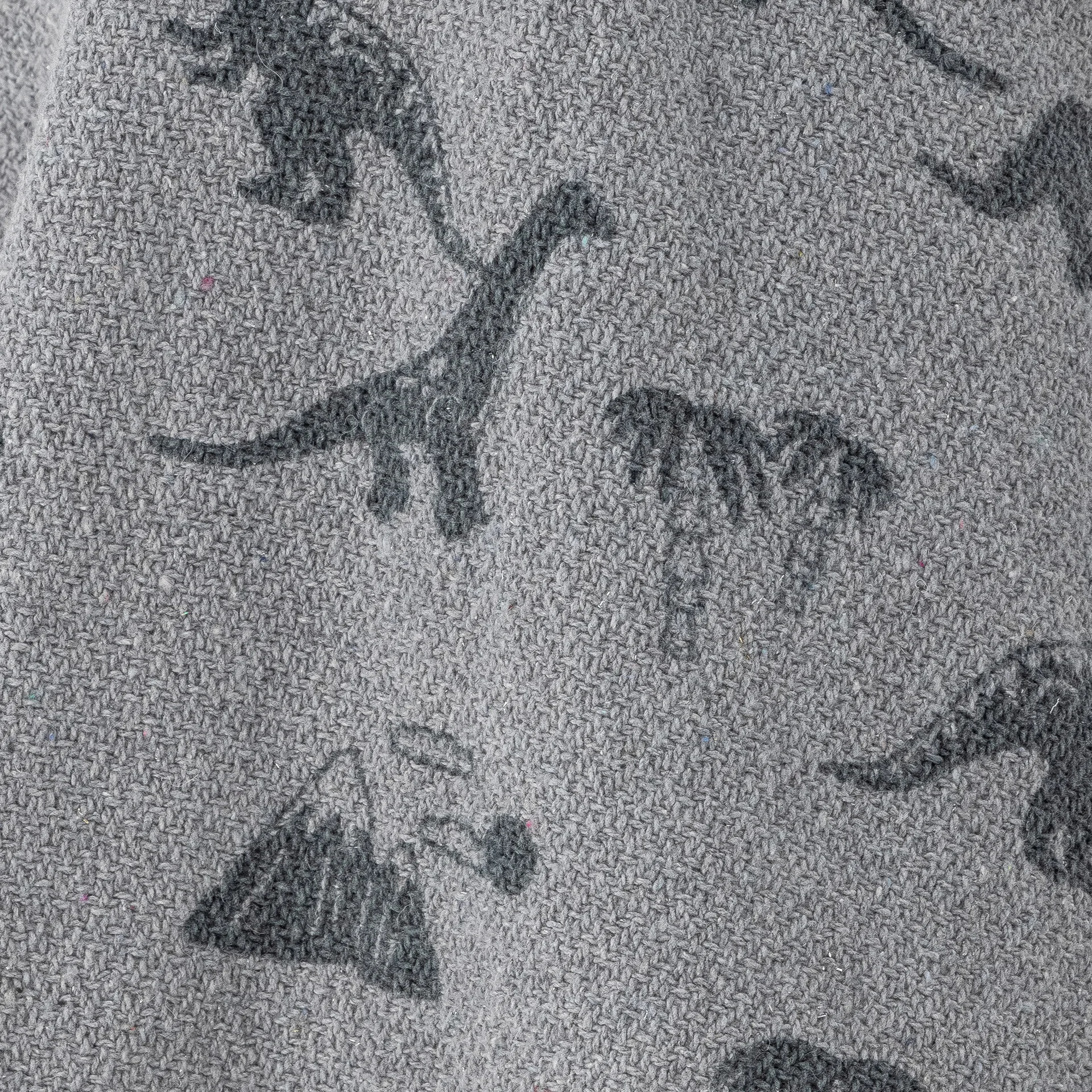 Bongo Wolldecke 130 x 160cm, Blau Bloomingville