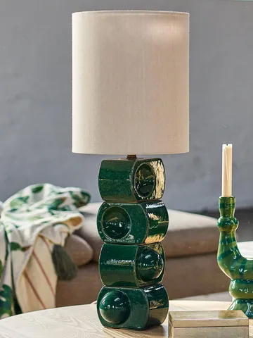 Brady Tischlampe - Grün, Ø25 cm - Bloomingville