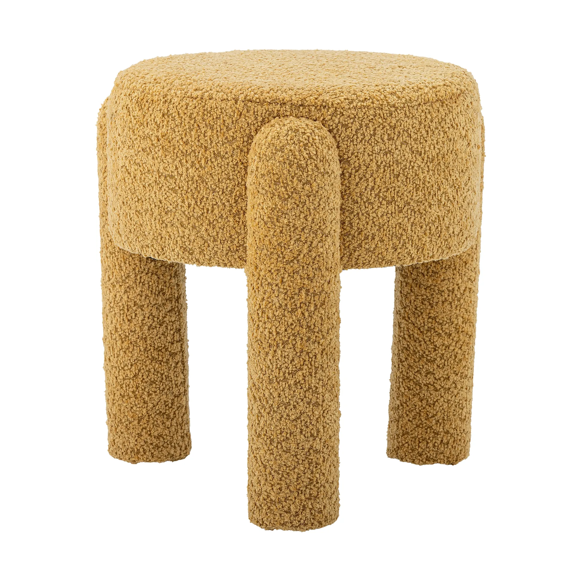 Bruno runder Hocker Ø42 cm, Gelb Bloomingville