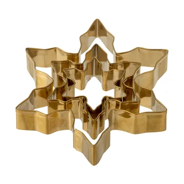 Cailie Pfefferkuchenform 3 Teile - Schneeflocke - Bloomingville