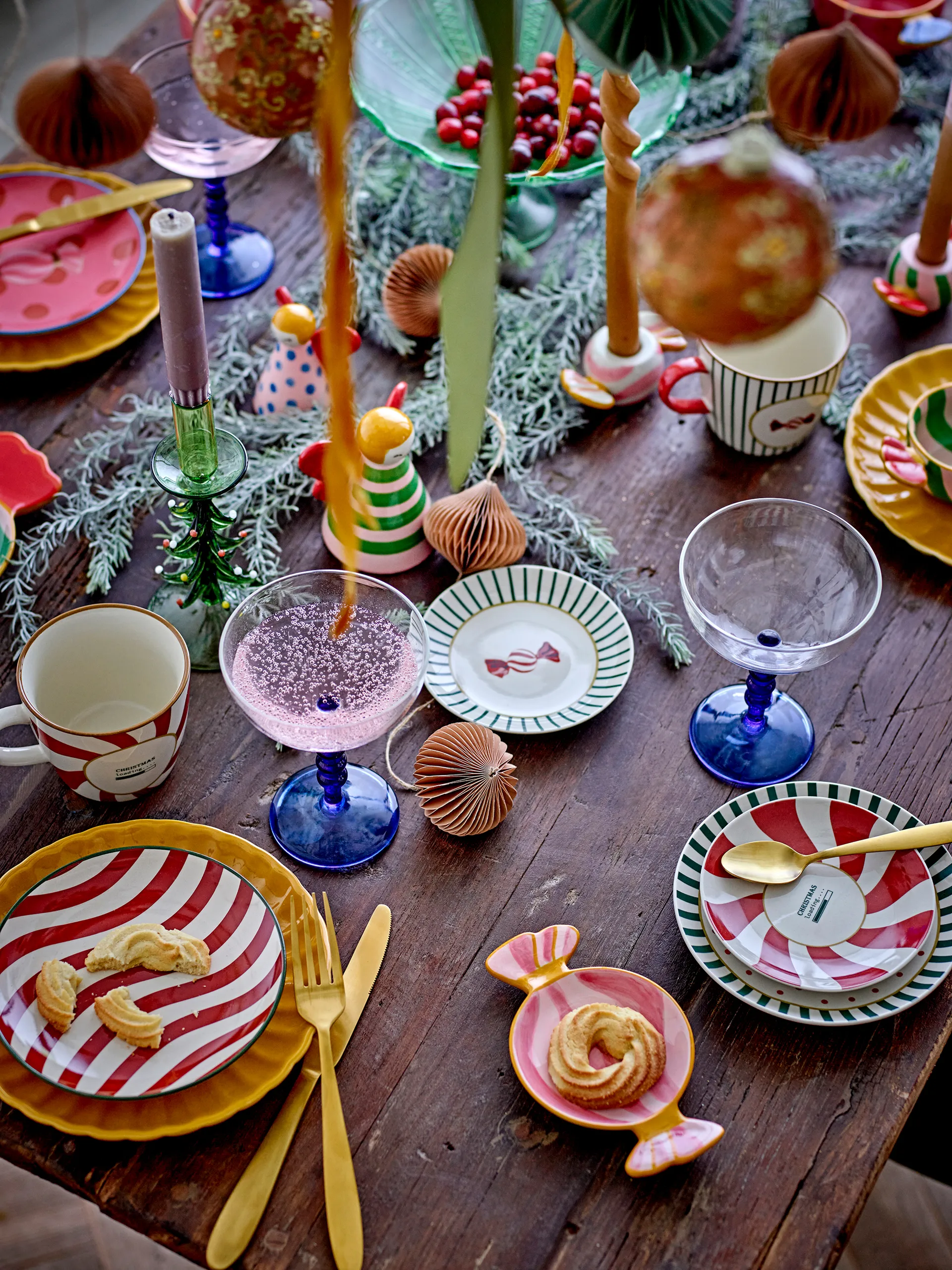 Caramella Teller Ø16 cm 2-teilig, Rosa Bloomingville