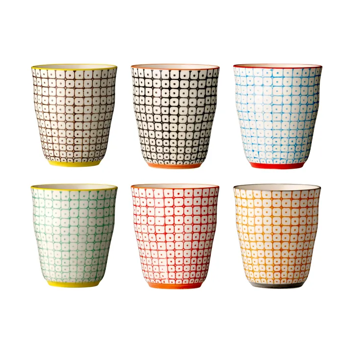 Carla Becher 9,5cm 6er Pack - Bloomingville