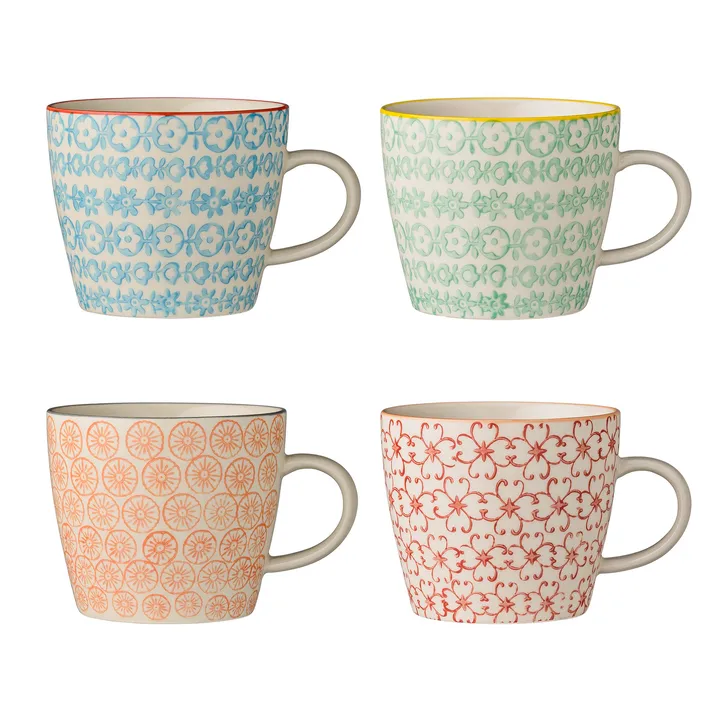 Carla Tassen 4 Teile Multi - Bloomingville