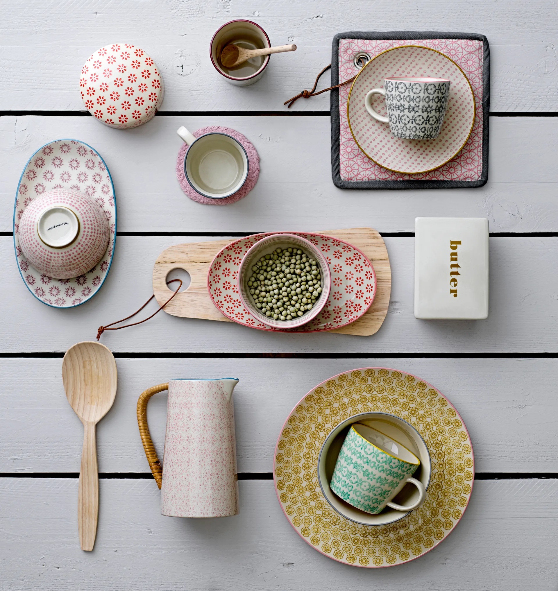Carla Tassen, Multi, 4‑er Pack Bloomingville