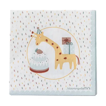Celebrate Papierserviette 20-pack - Blau - Bloomingville