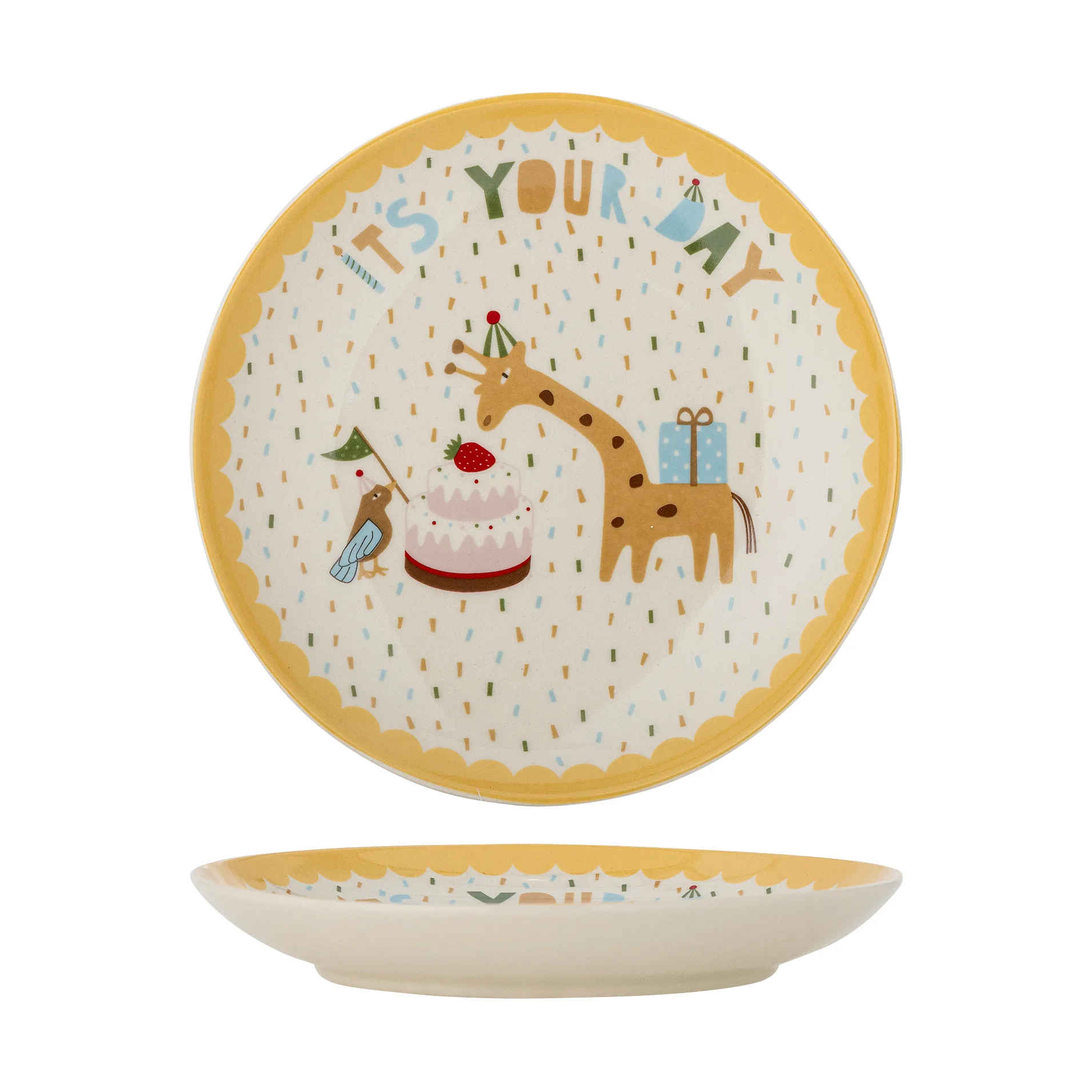 Celebrate Teller Ø16 cm, Gelb Bloomingville