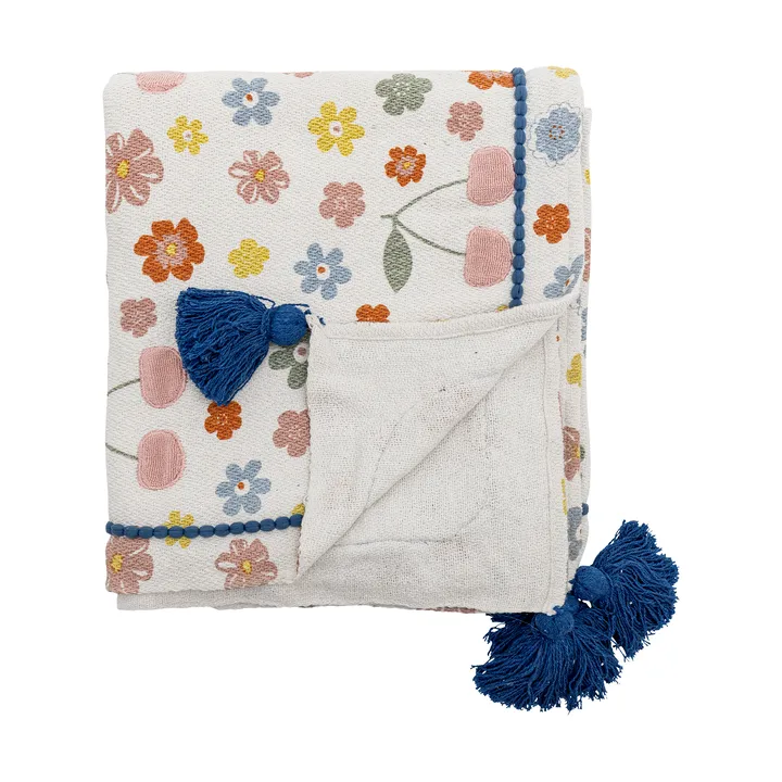 Cherry Baumwollplaid 160x130 cm - Rose - Bloomingville