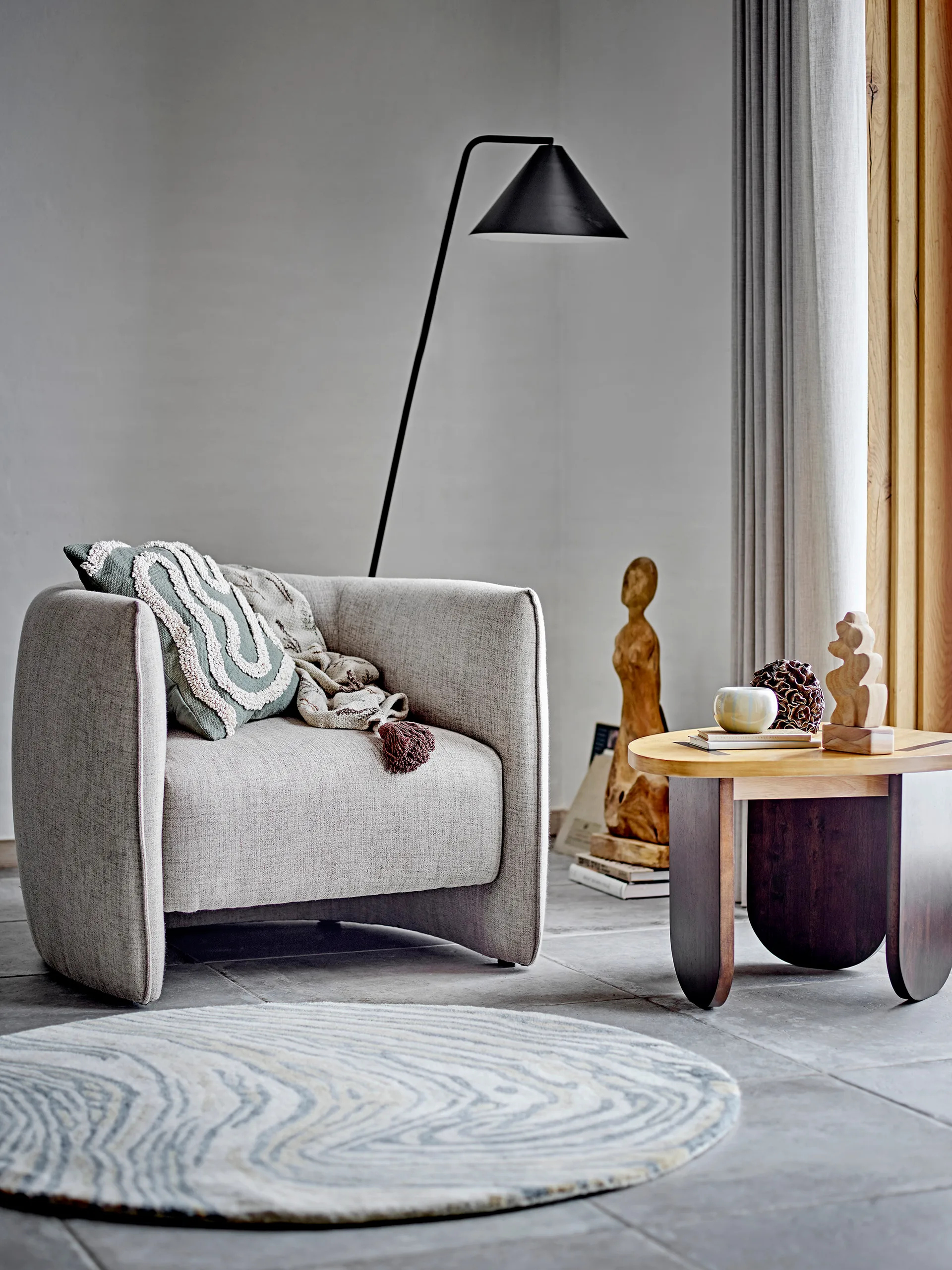 Cilas Beistelltisch 60x75 cm, Rubberwood Bloomingville