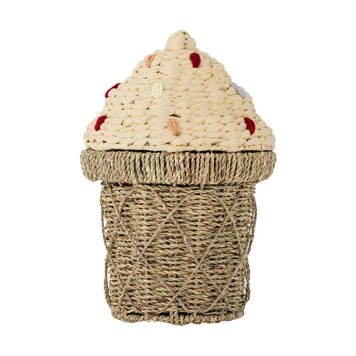 Cillie Korb mit Deckel 28x41 cm - Natur - Bloomingville